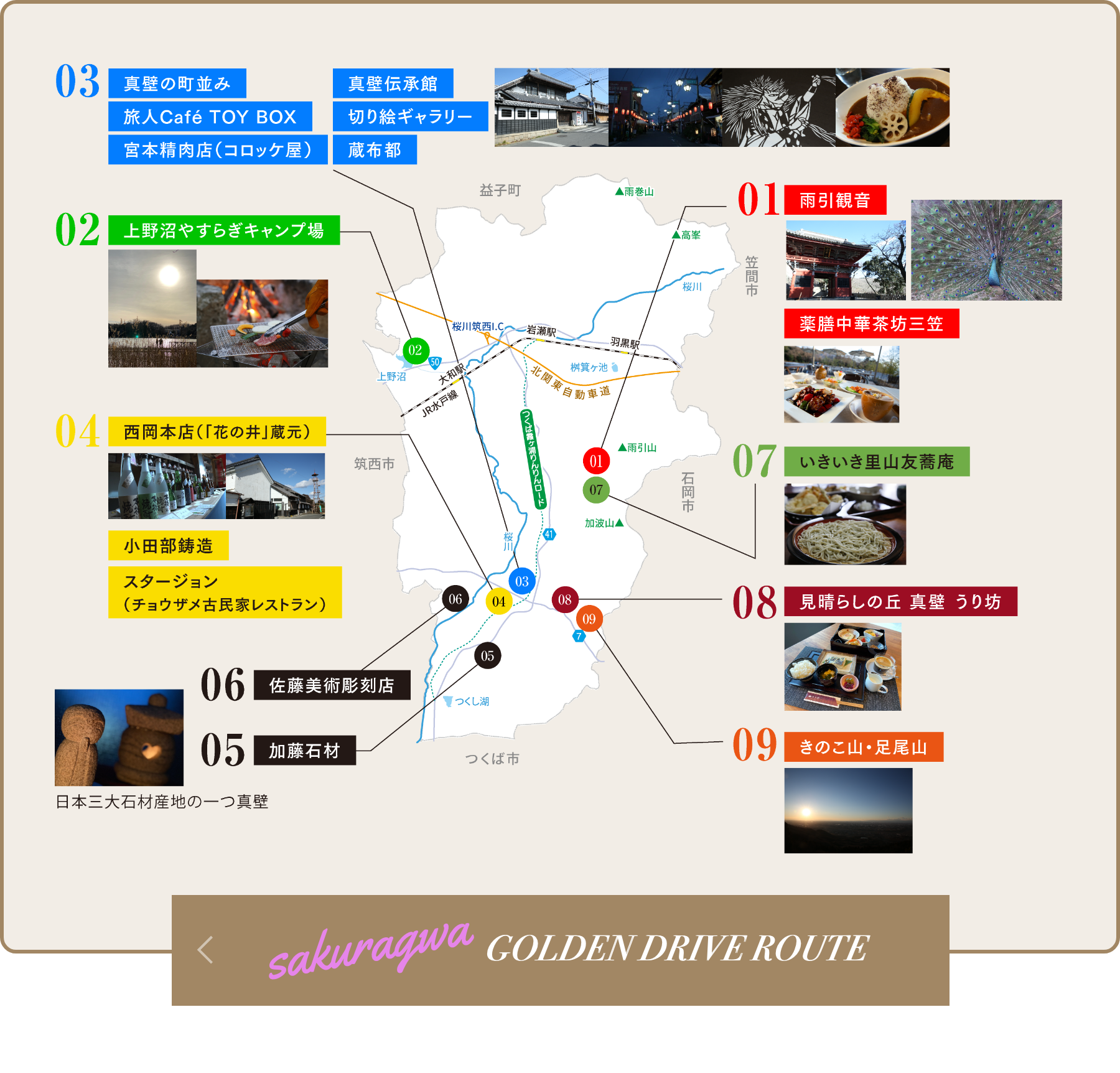 Back to Golden Drive Route